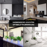 LED Aufbaustrahler Aufbauleuchten 230V Anwendungsfoto Wohnräume  Flur Küche
