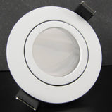 LED Einbaustrahler 230V Bianco inkl. GU10 9W Spot - Weiß, rund, schwenkbar 