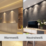 Beispiel für die angebotenen Lichtfarben