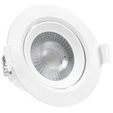 MERA LED 7W (6,5W) dimmbar Einbaustrahler 230V Weiß rund ultra flach Einbau Spots Leuchte