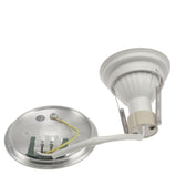 LED Aufbaustrahler Set Aufputz Leuchte 230V 4W 38-45° GU10 IP65 MILAN-L 97mm rund Weiß Anschluss