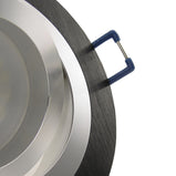 Einbaustrahler für LED Spots GU10 230V und GU5.3 12V- Einbaurahmen Noble Schwarz rund