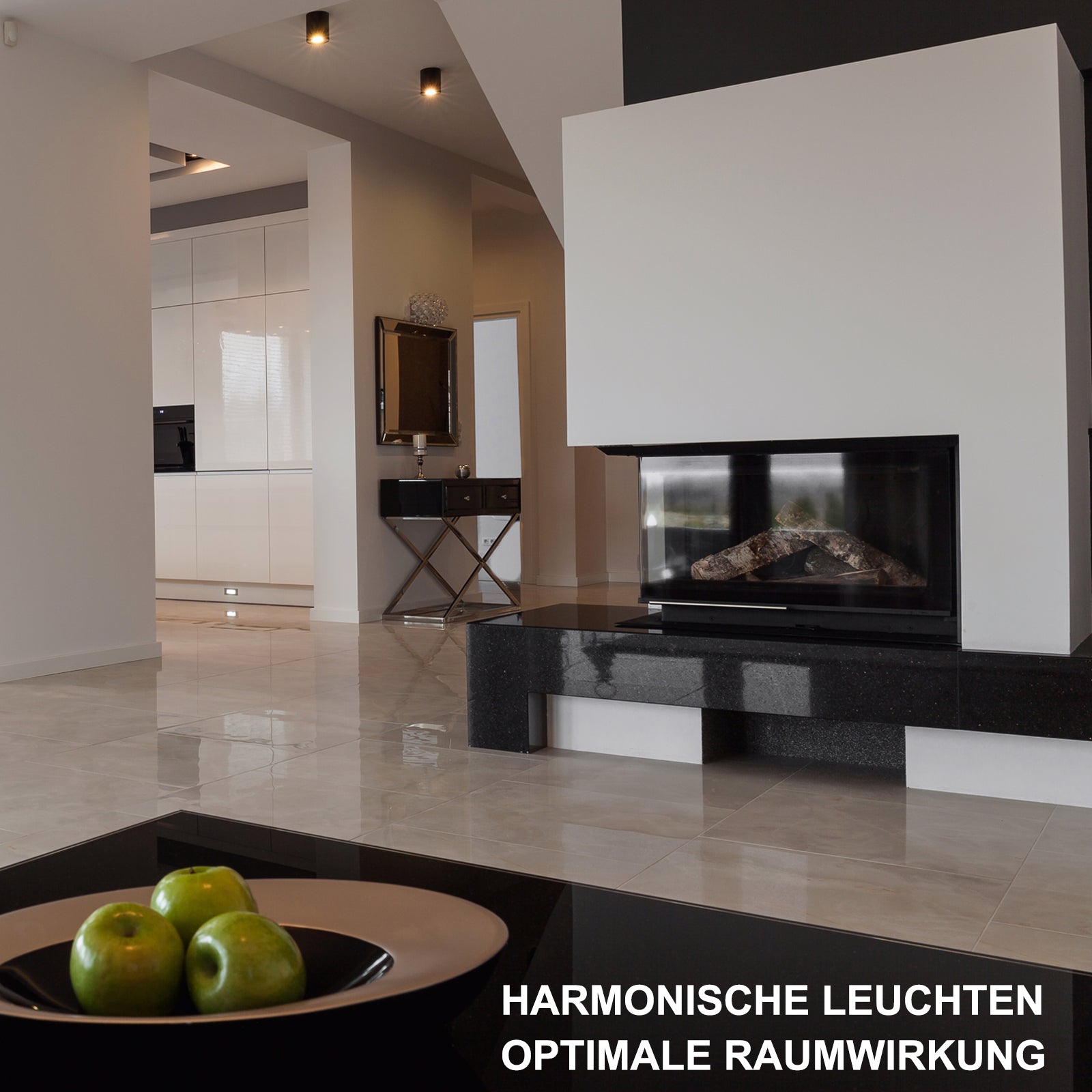 LED Aufbaustrahler Aufbauleuchten 230V Anwendungsfoto Küche