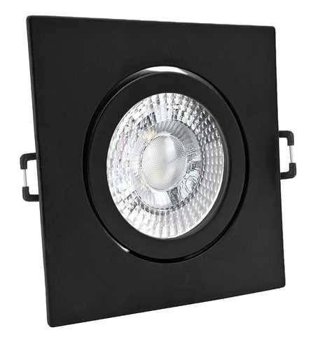 Einbaurahmen Carree-C Schwarz ohne Leuchtmittel nicht geschwenkt