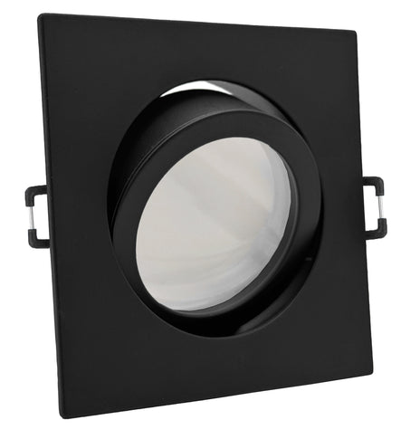 Einbaurahmen Carree-C Schwarz ohne Leuchtmittel nicht geschwenkt