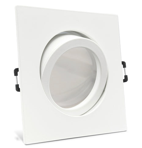 Einbaurahmen Carree-C eckig Weiß ohne Leuchtmittel nicht geschwenkt