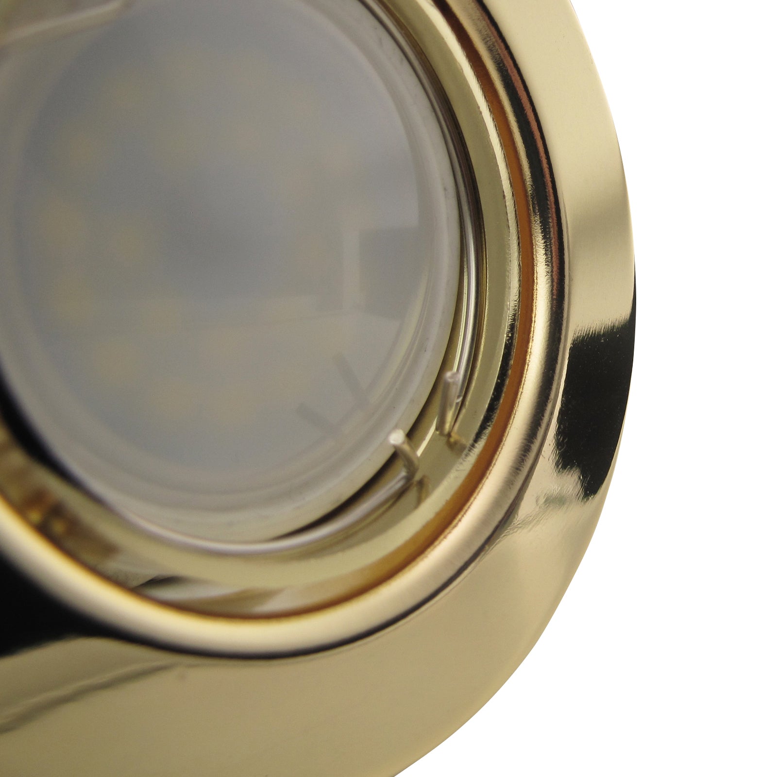 LED Einbaustrahler 230V Decora GU10 Smart 4,7W RGBW - Gold / Messing rund schwenkbar 