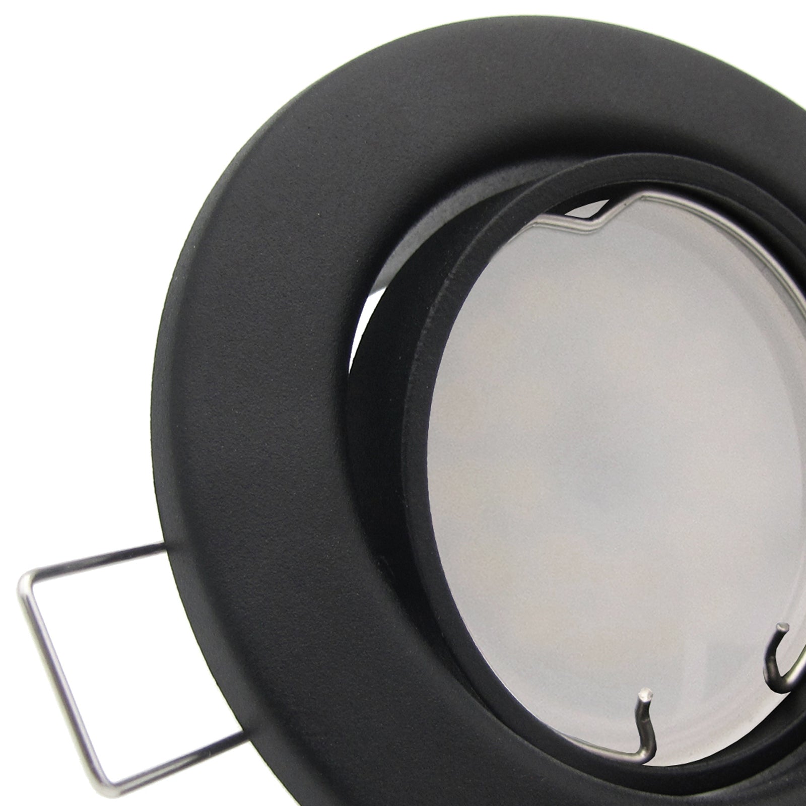 LED Einbaustrahler 230V Decora GU10 Smart 4,7W RGBW - Schwarz rund schwenkbar 