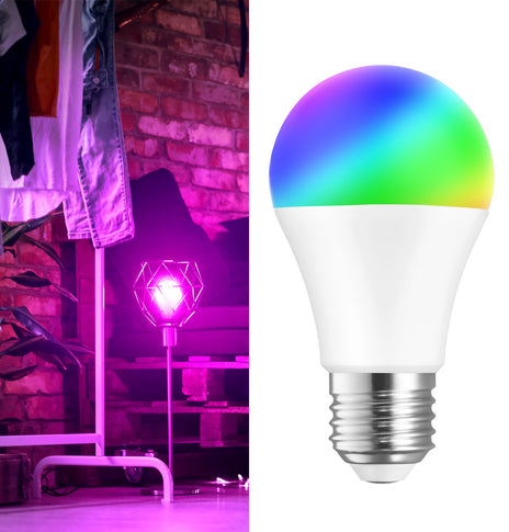 LED 230V 13W E27 Smart RGBW dimmbar WiFi Bluetooth Alexa & Google - Leuchtmittel 5er Pack