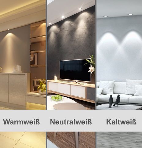 LED Leuchtmittel Modul 5,0W nd 230V MR16 extra flach 50° Abstrahlwinkel 400lm Anwendungsbeispiel