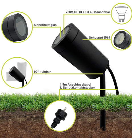 Leuchte Lori V2 Front Nahaufnahme