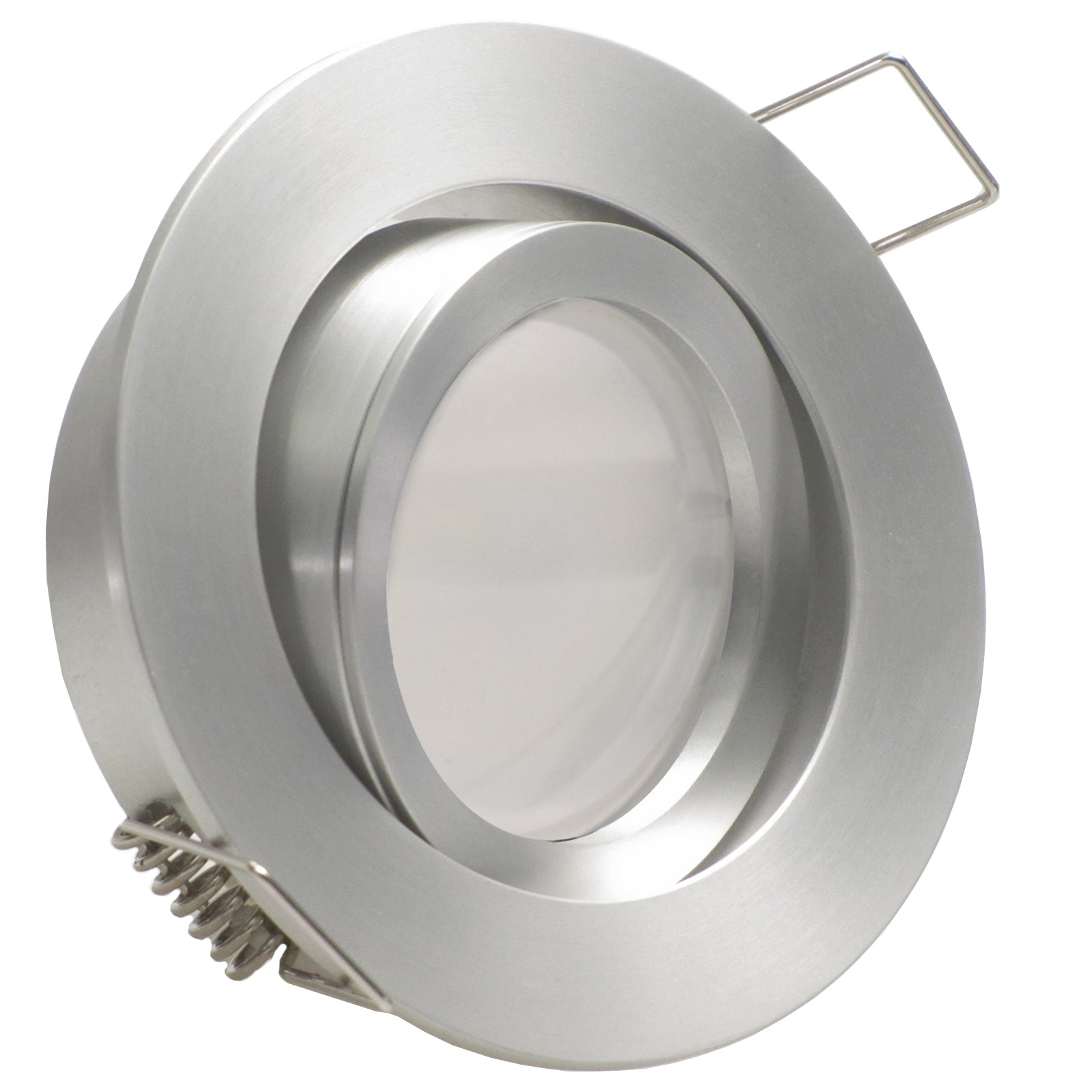 LED Einbaustrahler 230V Binaro GU10 Smart 4,7W RGBW - Silber Alu rund schwenkbar