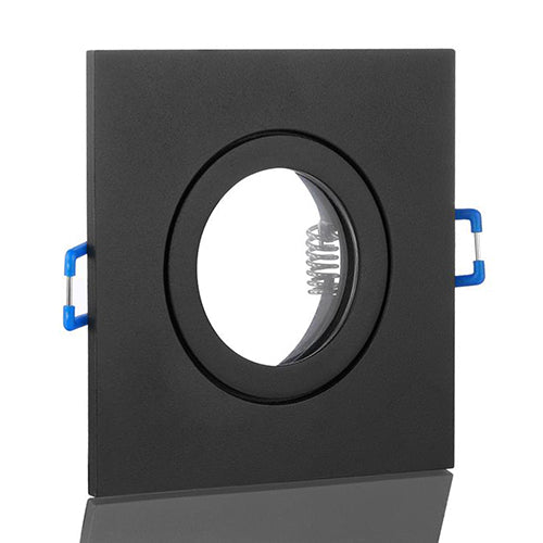 LED Bad Einbaustrahler 230V Mare IP44 GU10 Smart 4,7W RGBW - Schwarz eckig