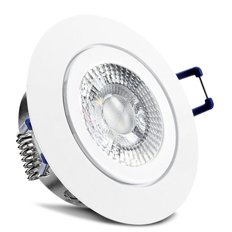 Einbaurahmen Mare IP44 Weiß rund mit Leuchtmittel Linse