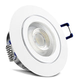 Einbaurahmen Mare IP44 Weiß rund mit LED CRI95