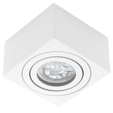 LED Aufbaustrahler Set Aufbau Spots eckig Weiß 230V 5W 50° nd Milan-S