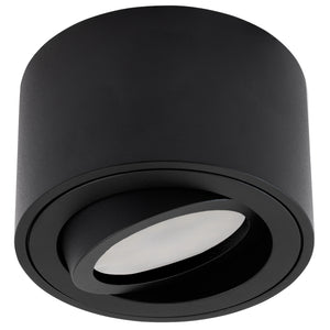 LED Aufbaustrahler 230V Milan-xS 230V flach Spot – Aufbauleuchten Schwarz, rund schwenkbar dimmbar