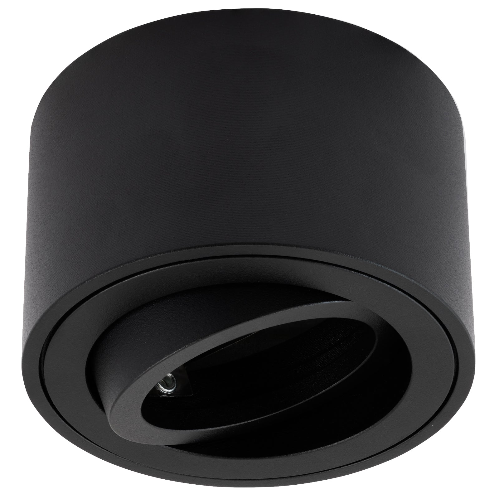 LED Aufbaustrahler Set Aufbau Spots rund Schwarz 230V ohne Leuchtmittel Milan-xs