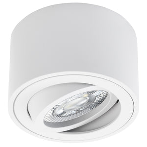 LED Aufbaustrahler Set Aufbau Spots rund Weiß 230V 5W 3-Stufen dimmbar Milan-XS