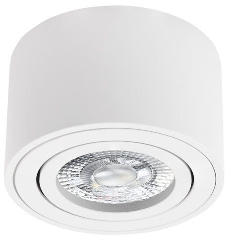 LED Aufbaustrahler Set Aufbau Spots rund weiß 230V 5W 50° nd Milan-XS