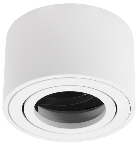 LED Aufbaustrahler Set Aufbau Spots rund Weiß 230V ohne Leuchtmittel Milan-xs