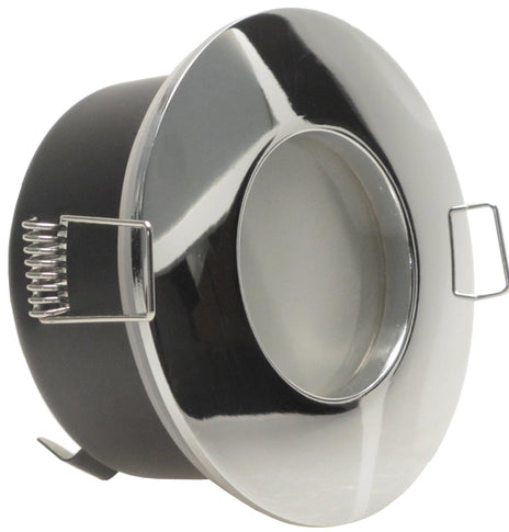 LED Bad Einbaustrahler 230V Nautic IP65 GU10 Smart 4,7W RGBW - Chrom glänzend rund