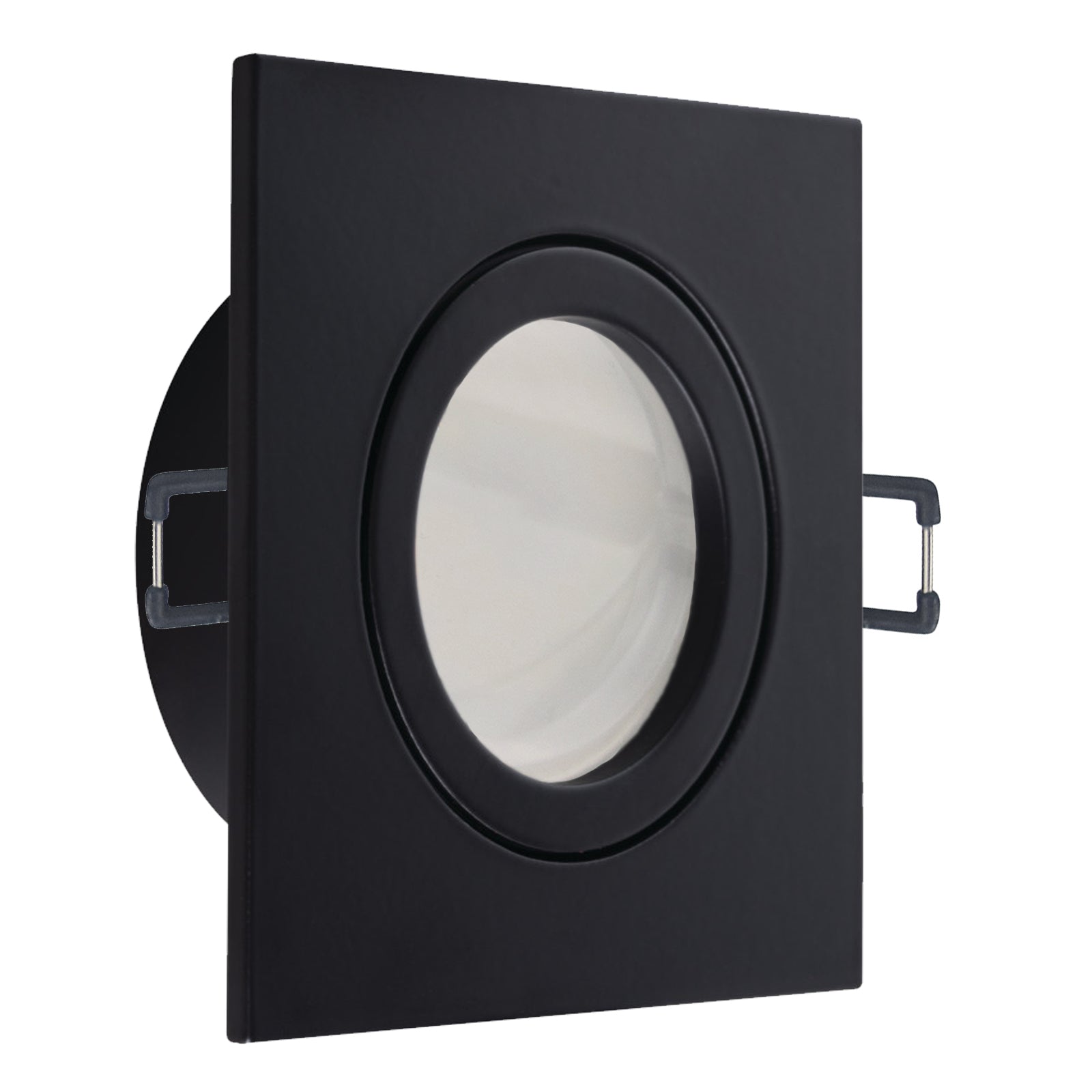LED Einbaustrahler 230V Nero GU10 Smart 4,7W RGBW - Schwarz eckig schwenkbar 