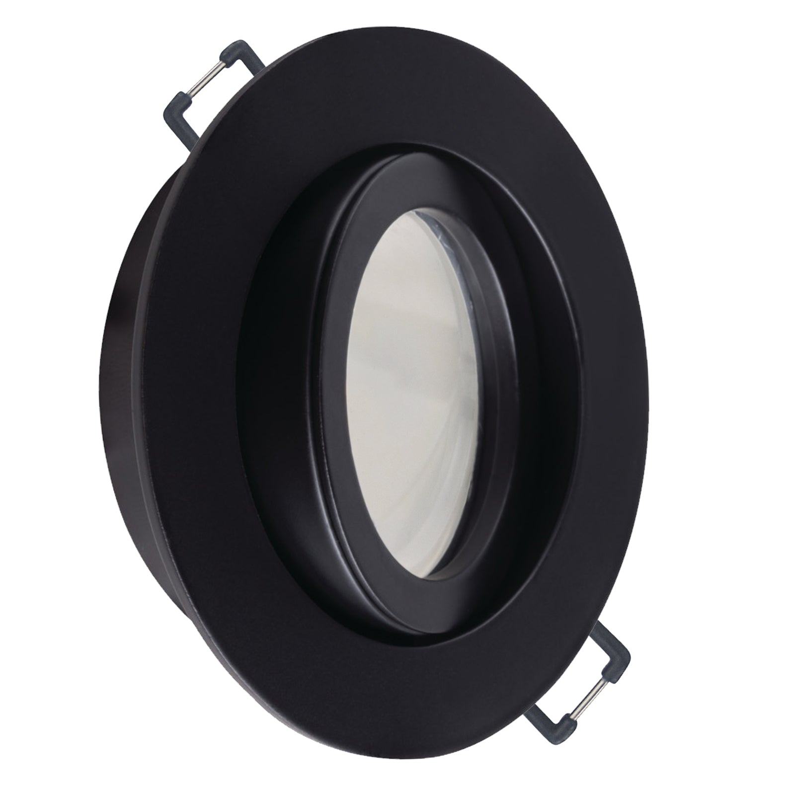 LED Einbaustrahler 230V Nero GU10 Smart 4,7W RGBW - Schwarz rund schwenkbar 
