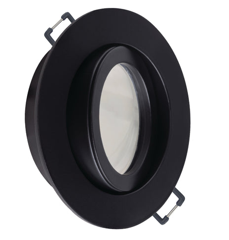 LED Einbaustrahler 230V Nero GU10 Smart 4,7W RGBW - Schwarz rund schwenkbar 