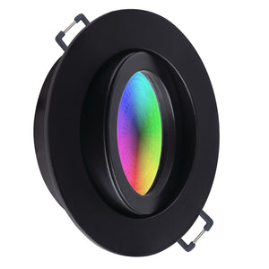 LED Einbaustrahler 230V Nero GU10 Smart 4,7W RGBW - Schwarz rund schwenkbar 
