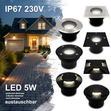 Bodenleuchte TIERRA IP67 flach Anwendungsbeispiel