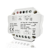 LED Dimmer 1-240 W 230V Universal Tast Dimmer Unterputz Dose 60mm stufenlos