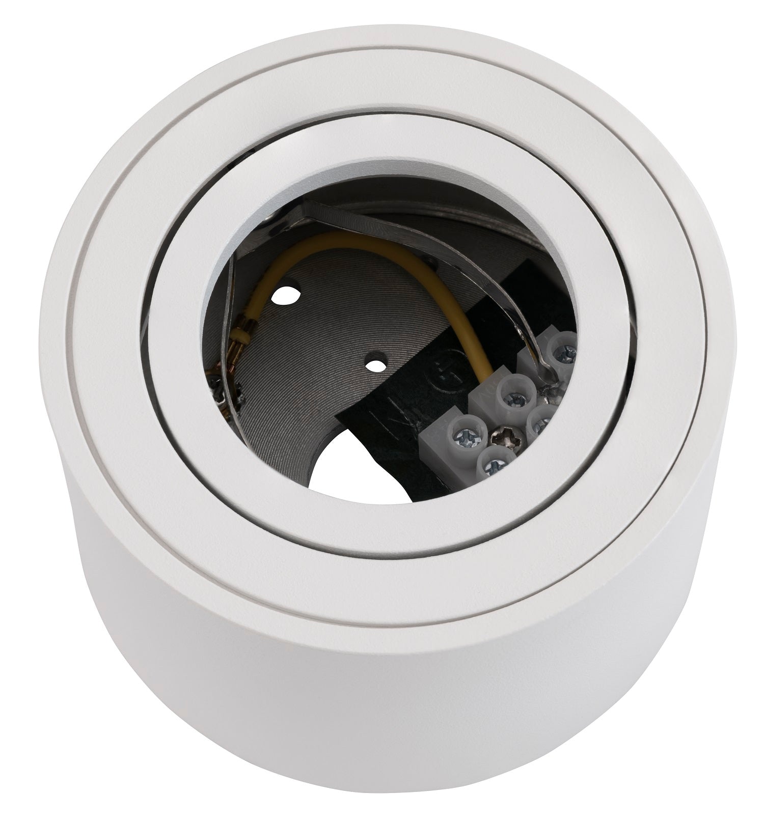 LED Aufbaustrahler Set Aufbau Spots rund Weiß 230V ohne Leuchtmittel Milan-xs