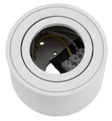 LED Aufbaustrahler 230V Milan-xS 230V flach Spot – Aufbauleuchten weiß, rund schwenkbar dimmbar