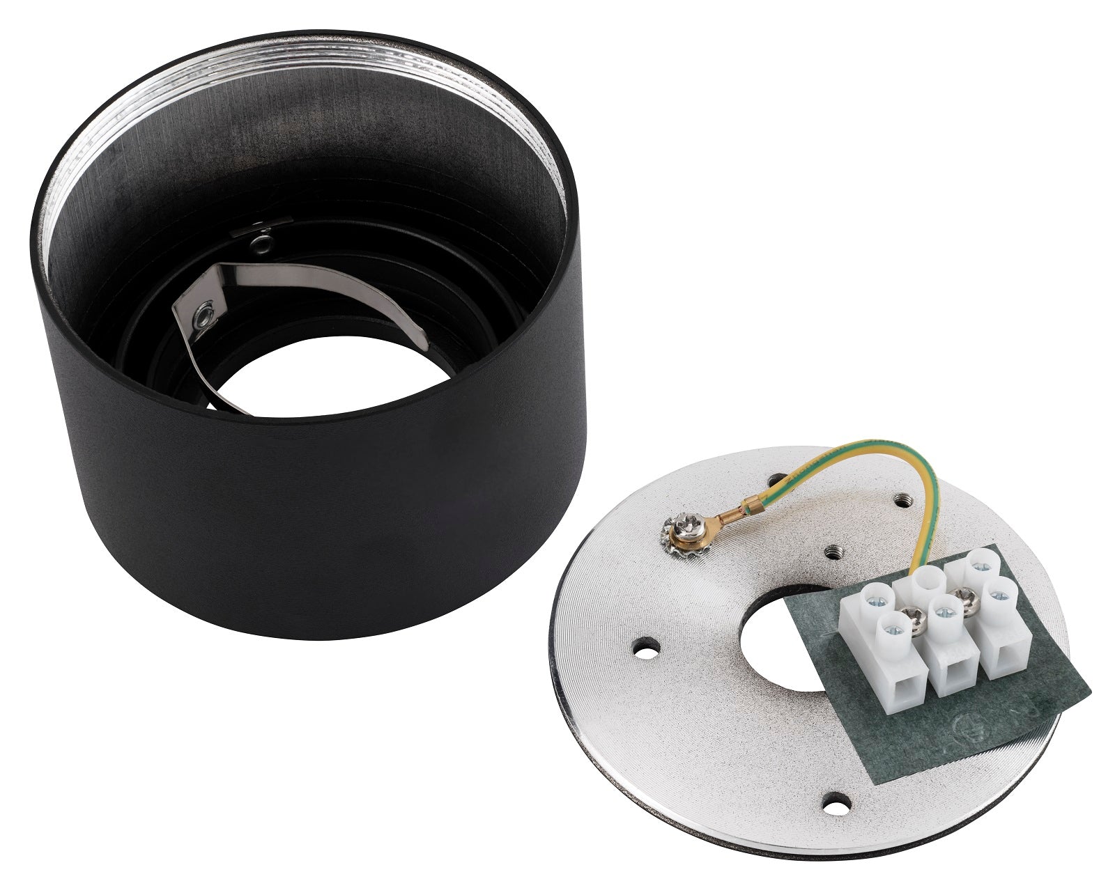 LED Aufbaustrahler Set Aufbau Spots rund schwarz 230V 5W 50° nd Milan-XS