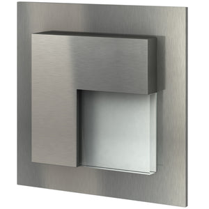 LED 230V Wandeinbauleuchte Stufenleuchten Wandleuchte Edelstahl 1W BELLUNO
