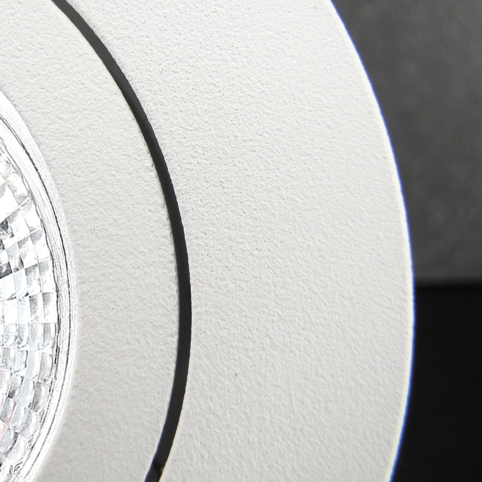 LED Einbaustrahler 230V Bianco inkl. GU10 6W Spot - Weiß, rund, schwenkbar 