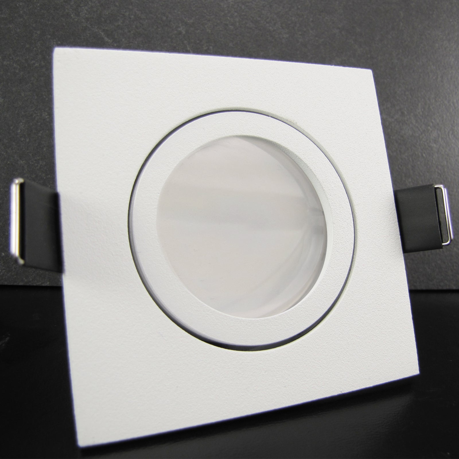 LED Einbaustrahler 230V Bianco inkl. GU10 1,5W Spot - Weiß, eckig, schwenkbar 