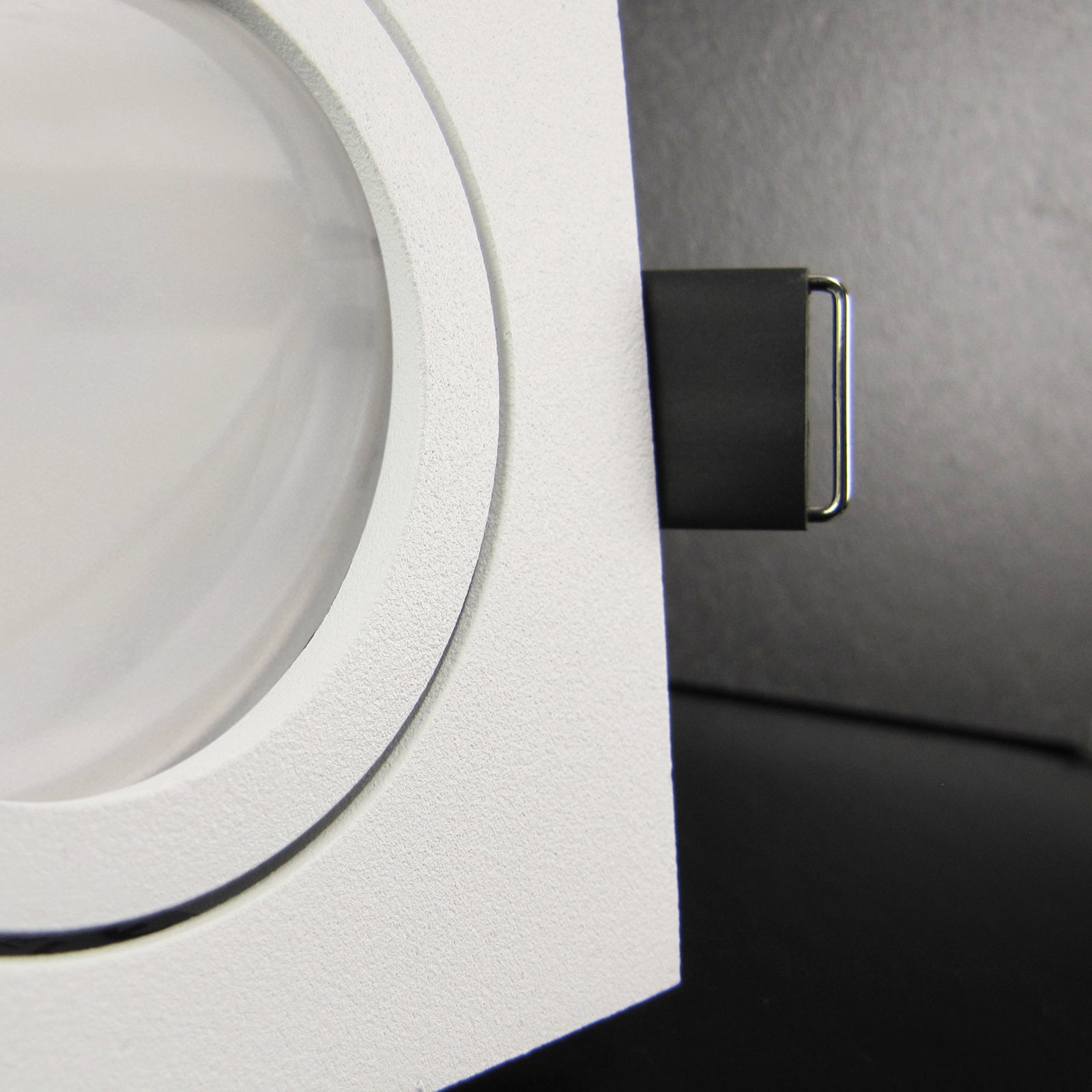 LED Einbaustrahler 230V Bianco inkl. GU10 4W Spot - Weiß, eckig, schwenkbar 