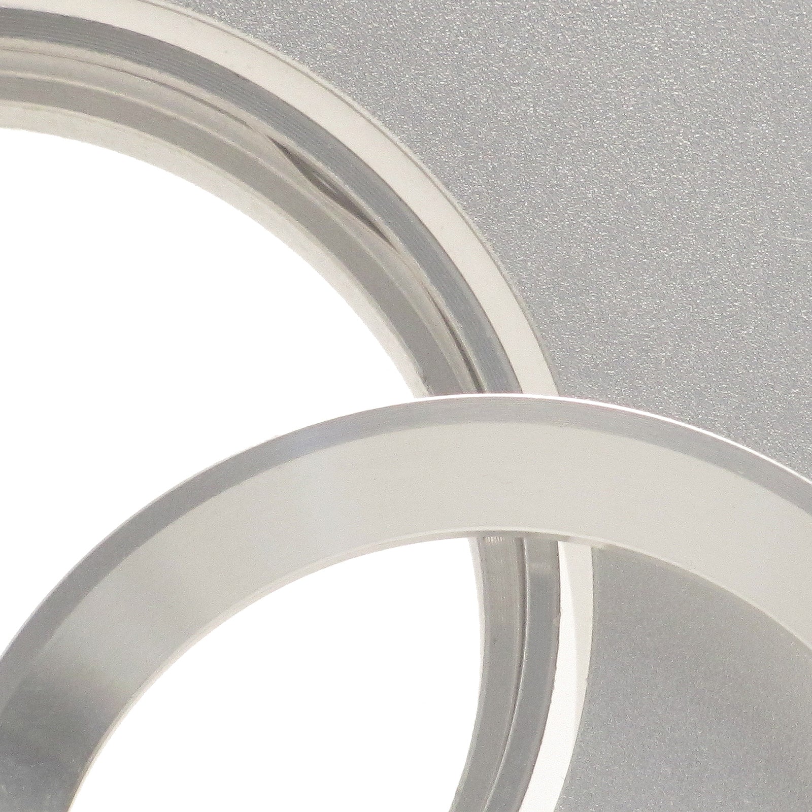 Einbaustrahler für LED Spots GU10 230V und GU5.3 12V- Einbaurahmen Canto Alu Silber eckig