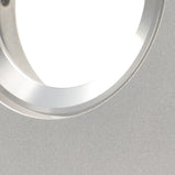 Einbaustrahler für LED Spots GU10 230V und GU5.3 12V- Einbaurahmen Canto Alu Silber eckig
