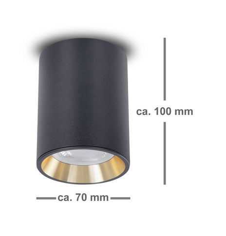 LED Leuchtmittel 7W CRI-95 dimmbar 230V MR16 GU10 mit Abmessungen
