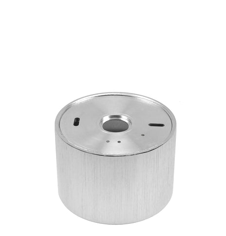 Aufbaustrahler Aufbau Spots Aufputzleuchte Deckenleuchte 230V COMO-S rund Alu Silber OLM