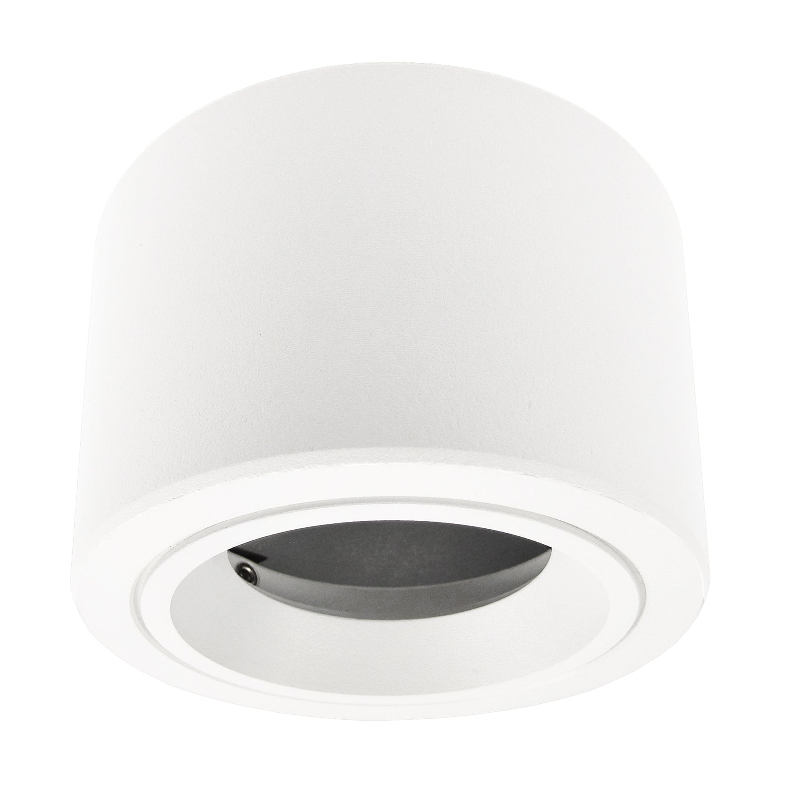 LED Aufbaustrahler Set Aufbau Spots 230V 5W 3-Stufen dimmbar COMO-S rund Weiß
