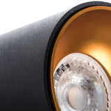LED Aufbaustrahler 230V Como GU10 1,5W Spot – Aufbauleuchten Schwarz, rund
