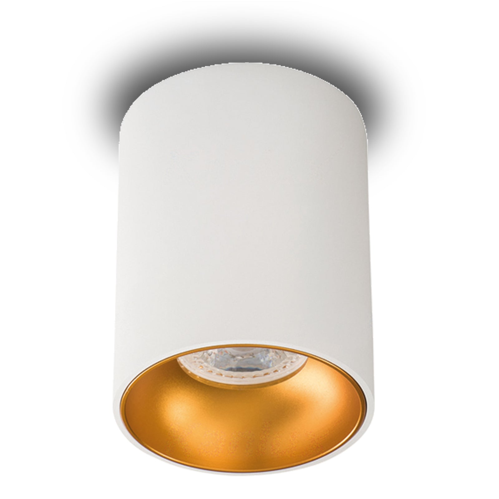 LED Aufbaustrahler 230V Como GU10 1,5W Spot – Aufbauleuchten Weiß, rund