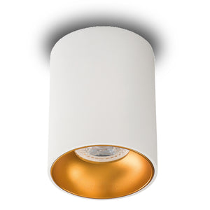 LED Aufbaustrahler 230V Como GU10 4W Spot – Aufbauleuchten Weiß, rund