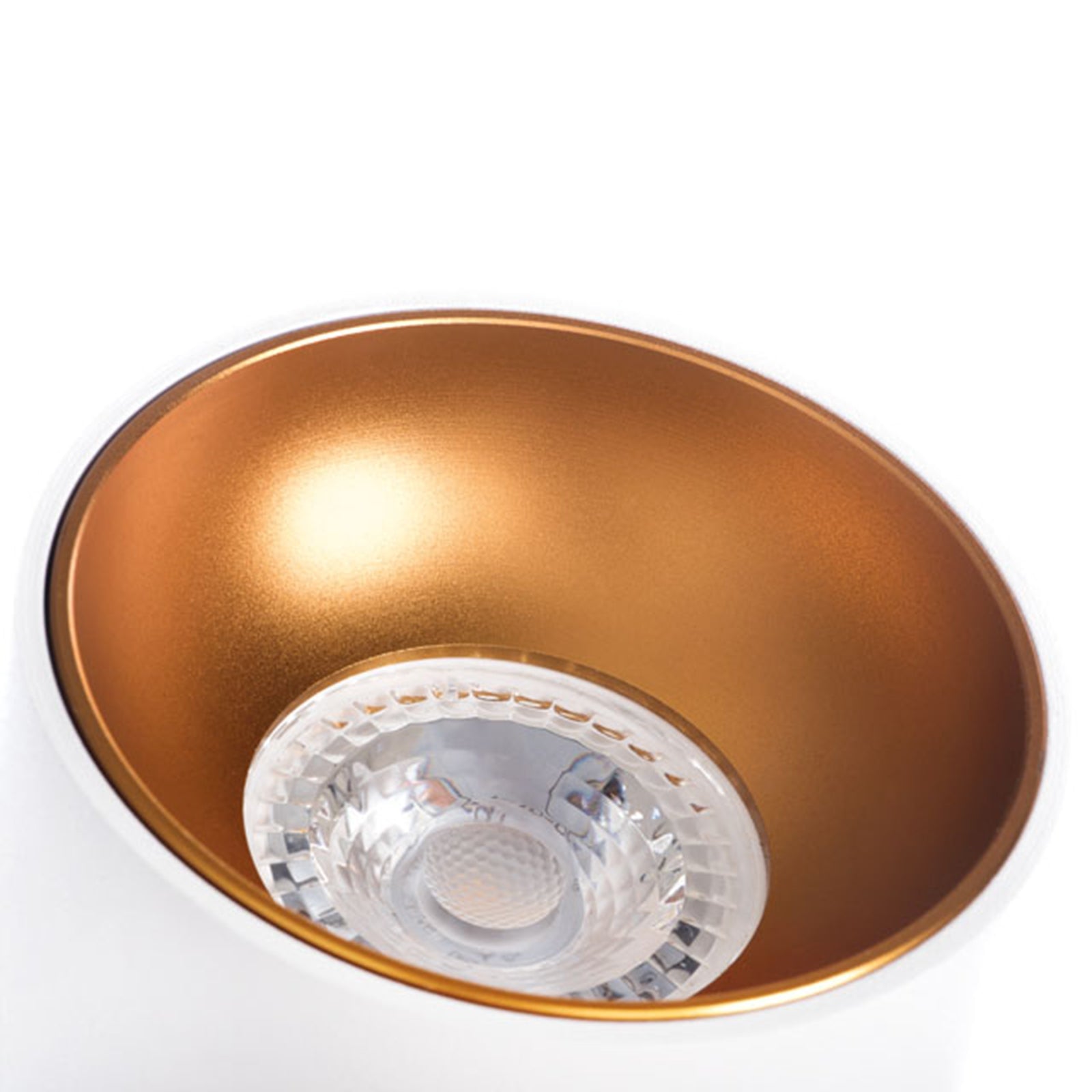 LED Aufbaustrahler 230V Como GU10 4W Spot – Aufbauleuchten Weiß, rund