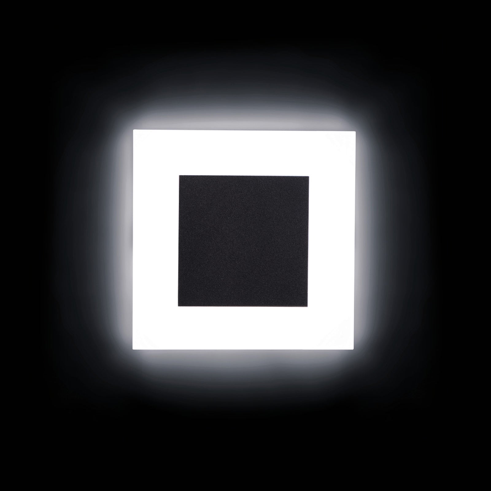 LED Treppenbeleuchtung Stufenlicht 230V 1,3W Einbau Wandleuchte ESCALA S1 Schwarz