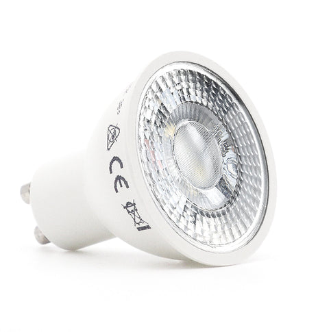 LED Aufbaustrahler Set Aufputz Leuchte 230V 6W 38-45° 84mm GU10 MILAN-M rund Schwarz Anschluss